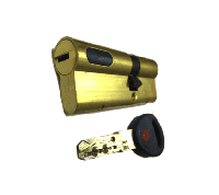 Картинка Цилиндровый механизм Mauer New Wave 4 ключ-ключ-L=77мм/31-46/,цвет латунь, 5 ключей в Чите Цилиндровый механизм Mauer New Wave 4 ключ-ключ-L=77мм/31-46/,цвет латунь, 5 ключей в Чите